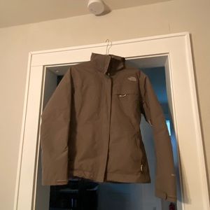 Grey North Face Winter Jacket, Size L